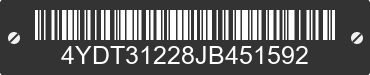 2018 KEYSTONE Keystone 4YDT31228JB451592 VIN decoded