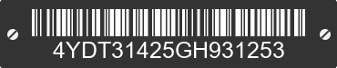 2016 KEYSTONE Keystone 4YDT31425GH931253 VIN decoded