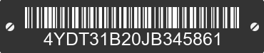2018 KEYSTONE Keystone 4YDT31B20JB345861 VIN decoded