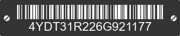 2006 KEYSTONE Keystone 4YDT31R226G921177 VIN decoded