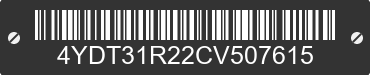 2012 KEYSTONE Keystone 4YDT31R22CV507615 VIN decoded