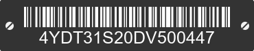 2013 KEYSTONE Keystone 4YDT31S20DV500447 VIN decoded