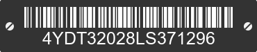 2020 KEYSTONE Keystone 4YDT32028LS371296 VIN decoded