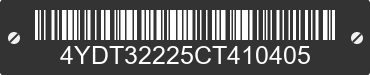 2012 KEYSTONE Keystone 4YDT32225CT410405 VIN decoded
