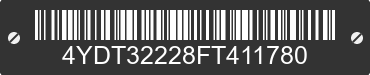 2015 KEYSTONE Keystone 4YDT32228FT411780 VIN decoded