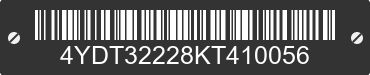 2019 KEYSTONE Keystone 4YDT32228KT410056 VIN decoded