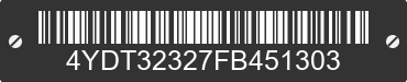 2015 KEYSTONE Keystone 4YDT32327FB451303 VIN decoded