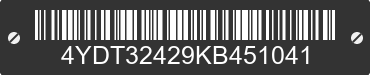 2019 KEYSTONE Keystone 4YDT32429KB451041 VIN decoded