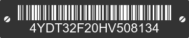 2017 KEYSTONE Keystone 4YDT32F20HV508134 VIN decoded