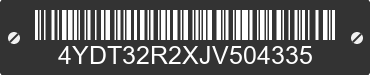 2018 KEYSTONE Keystone 4YDT32R2XJV504335 VIN decoded