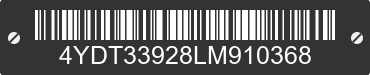 2020 KEYSTONE Keystone 4YDT33928LM910368 VIN decoded