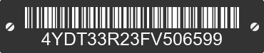 2015 KEYSTONE Keystone 4YDT33R23FV506599 VIN decoded