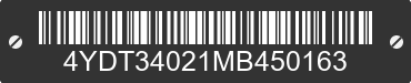 2021 KEYSTONE Keystone 4YDT34021MB450163 VIN decoded
