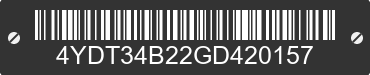 2016 KEYSTONE Keystone 4YDT34B22GD420157 VIN decoded
