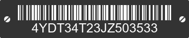 2018 KEYSTONE Keystone 4YDT34T23JZ503533 VIN decoded