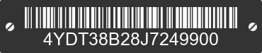 2018 KEYSTONE Keystone 4YDT38B28J7249900 VIN decoded