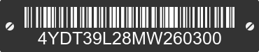 2021 KEYSTONE Keystone 4YDT39L28MW260300 VIN decoded