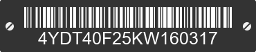 2019 KEYSTONE Keystone 4YDT40F25KW160317 VIN decoded