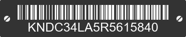 2024 KIA EV6 KNDC34LA5R5615840 VIN decoded