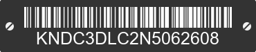 2022 KIA EV6 KNDC3DLC2N5062608 VIN decoded