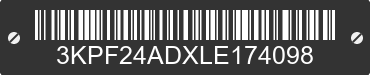 2020 KIA Forte 3KPF24ADXLE174098 VIN decoded