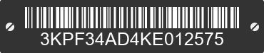 2019 KIA Forte 3KPF34AD4KE012575 VIN decoded