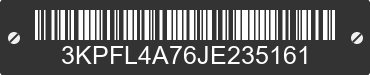 2018 KIA Forte 3KPFL4A76JE235161 VIN decoded