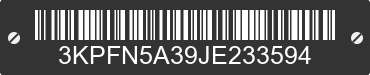 2018 KIA Forte 3KPFN5A39JE233594 VIN decoded