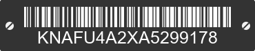 2010 KIA Forte KNAFU4A2XA5299178 VIN decoded