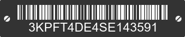2025 KIA K4 3KPFT4DE4SE143591 VIN decoded