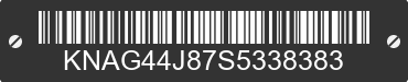 2025 KIA K5 KNAG44J87S5338383 VIN decoded