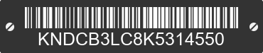 2019 KIA Niro KNDCB3LC8K5314550 VIN decoded