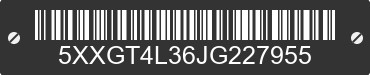 2018 KIA Optima 5XXGT4L36JG227955 VIN decoded