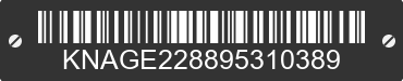2009 KIA Optima KNAGE228895310389 VIN decoded