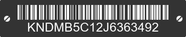 2018 KIA Sedona KNDMB5C12J6363492 VIN decoded