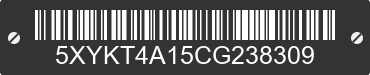 2012 KIA Sorento 5XYKT4A15CG238309 VIN decoded