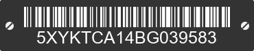 2011 KIA Sorento 5XYKTCA14BG039583 VIN decoded