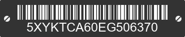 2014 KIA Sorento 5XYKTCA60EG506370 VIN decoded