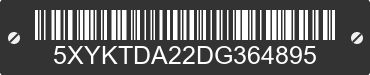 2013 KIA Sorento 5XYKTDA22DG364895 VIN decoded