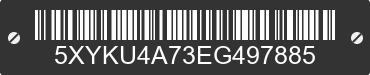 2014 KIA Sorento 5XYKU4A73EG497885 VIN decoded
