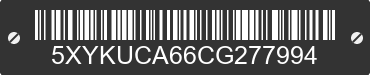 2012 KIA Sorento 5XYKUCA66CG277994 VIN decoded