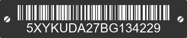 2011 KIA Sorento 5XYKUDA27BG134229 VIN decoded