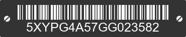 2016 KIA Sorento 5XYPG4A57GG023582 VIN decoded