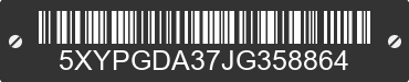 2018 KIA Sorento 5XYPGDA37JG358864 VIN decoded