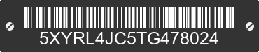 2026 KIA Sorento 5XYRL4JC5TG478024 VIN decoded