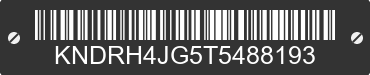 2026 KIA Sorento KNDRH4JG5T5488193 VIN decoded