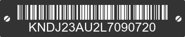 2020 KIA Soul KNDJ23AU2L7090720 VIN decoded