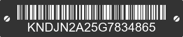 2016 KIA Soul KNDJN2A25G7834865 VIN decoded
