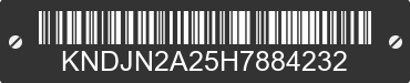 2017 KIA Soul KNDJN2A25H7884232 VIN decoded