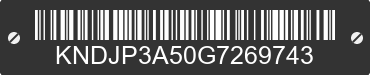 2016 KIA Soul KNDJP3A50G7269743 VIN decoded